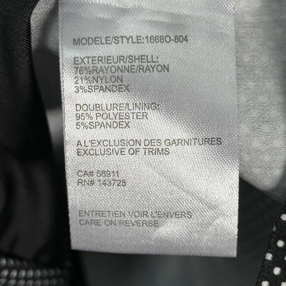 Tribal Polka Dot Zip Up Ruched Golf Dress 6 - Picture 6 of 6